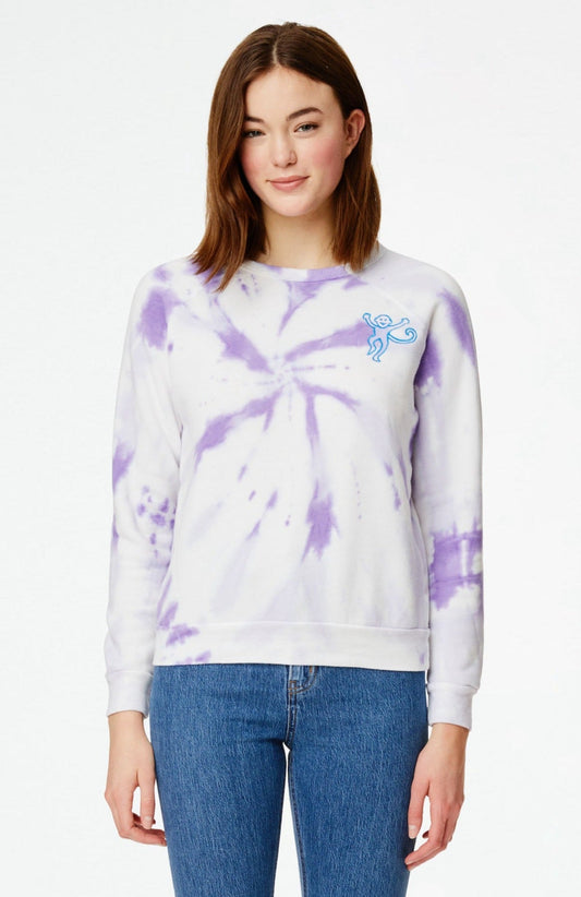 Tie Dye Monkey Sweatshirt view 1