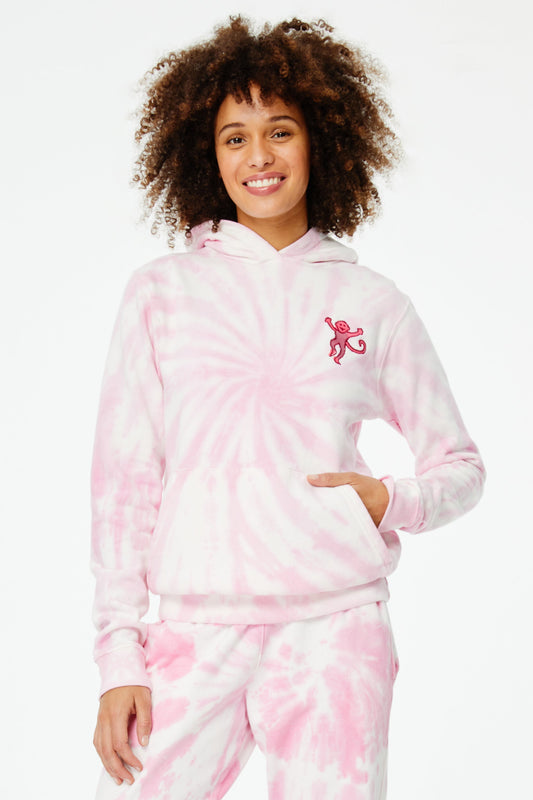 Tie Dye Monkey Hoodie view 1