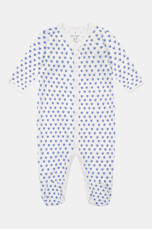 Infant Hearts Footie Pajamas view 1