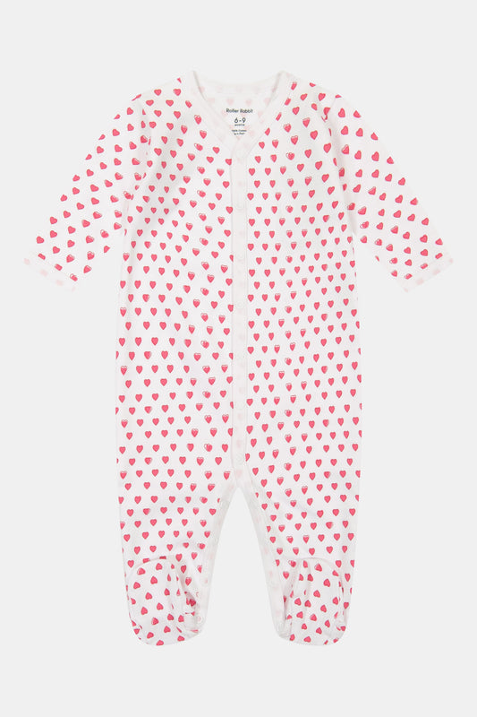 Infant Hearts Footie Pajamas view 1