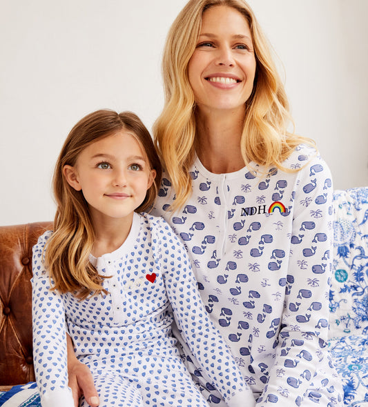 Personalized Kids Hearts Pajamas view 2