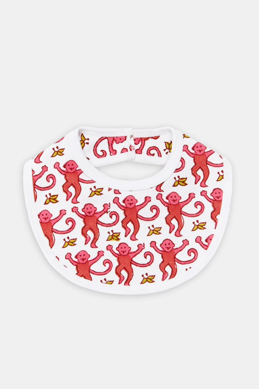 Infant Monkey Bib view 1