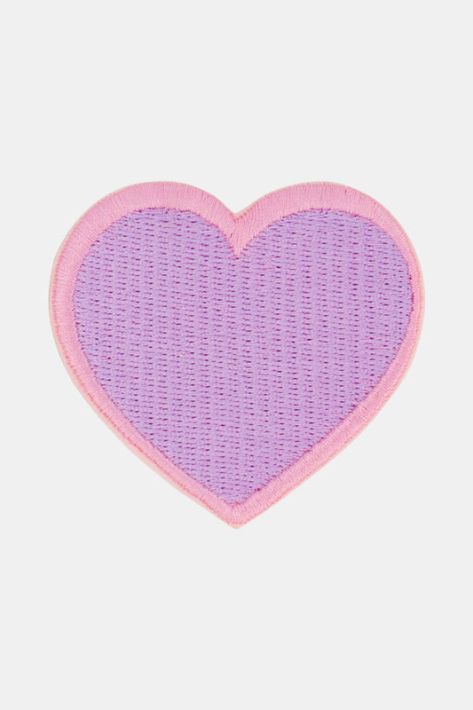 Heart Embroidery Patch view 1