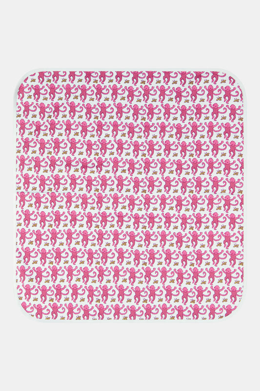 Infant Monkey Receiving Blanket view 2