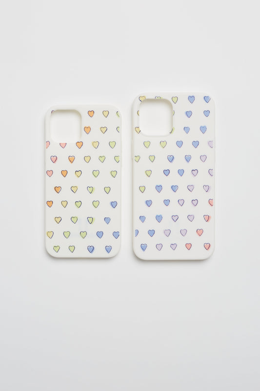 Disco Hearts iPhone Case view 2