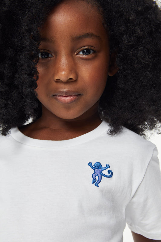 Kids Monkey Embroidered T-Shirt view 2