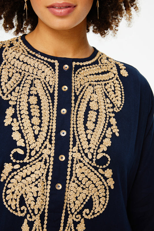 Koma Long Kurta view 2