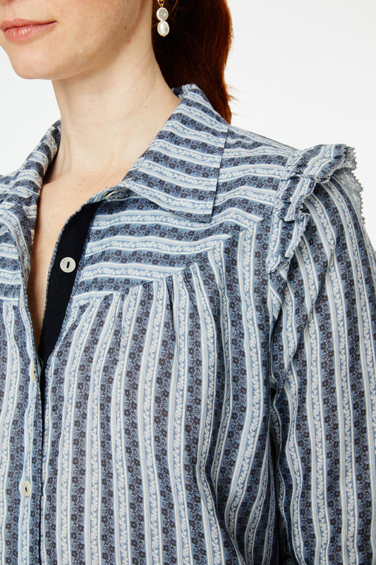 Lace Stripe Darya Dress view 2