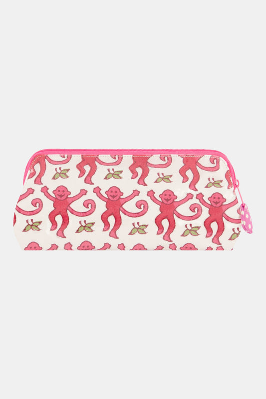 Personalized Monkey Makeup Bag view 1