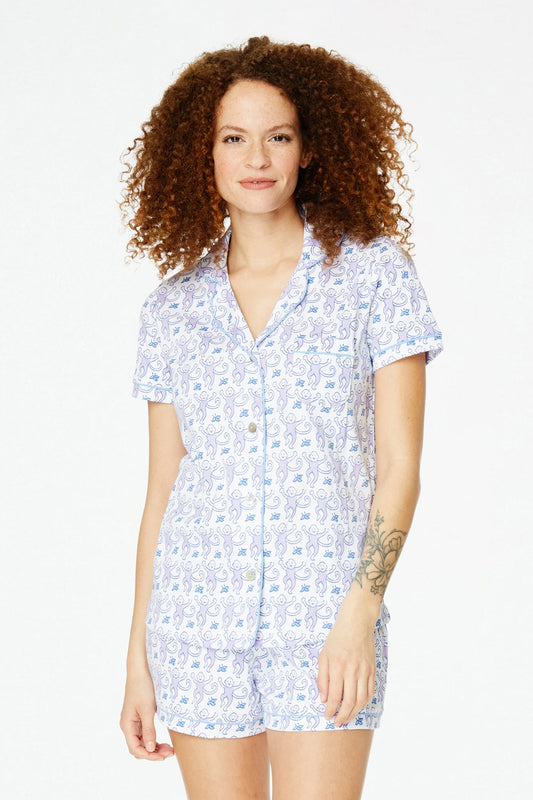 Monkey Polo Pajamas view 1