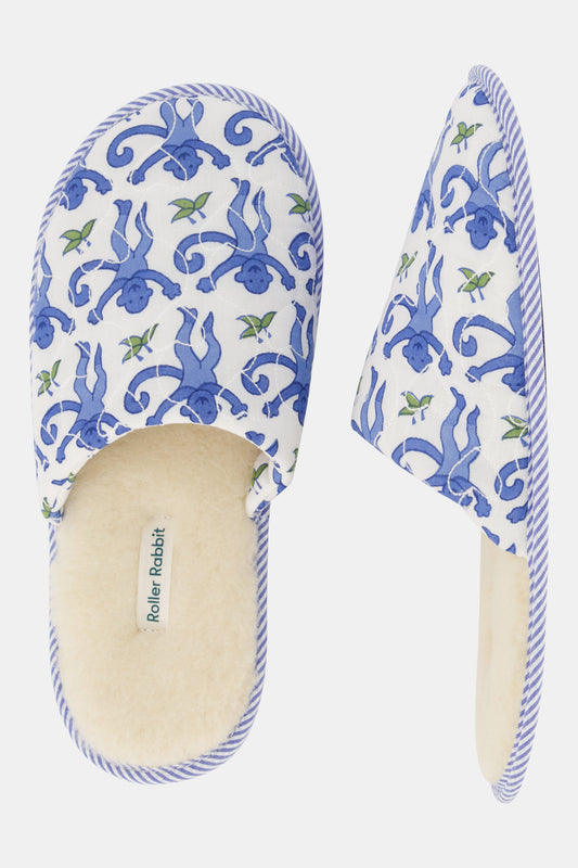 Monkey Quilted Slipper view 2