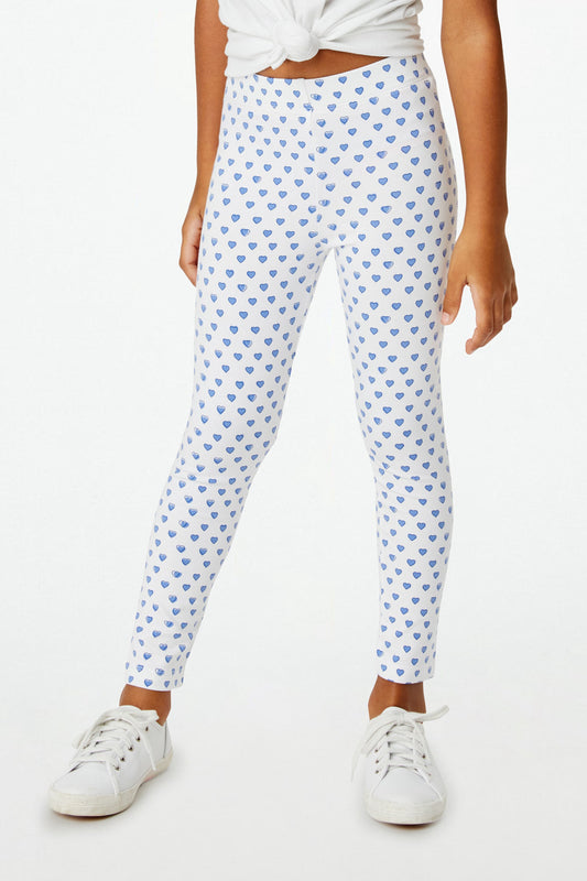 Kids Hearts Leggings view 1