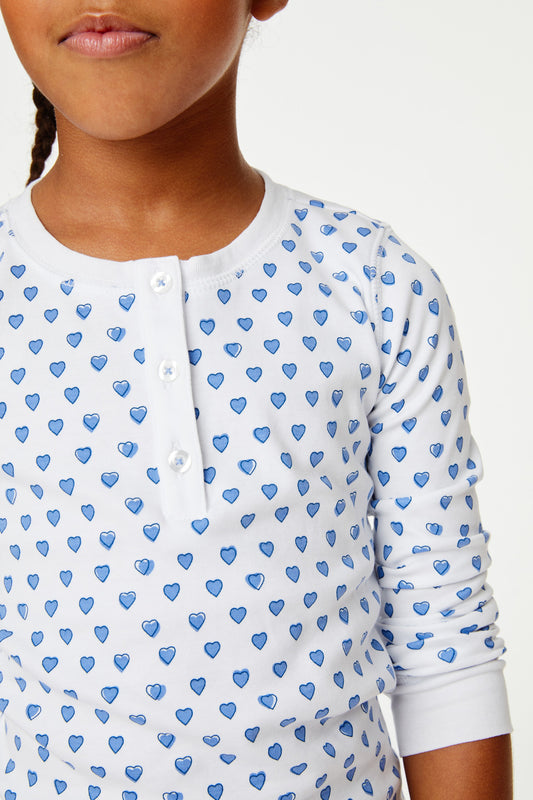 Kids Hearts Pajamas view 2