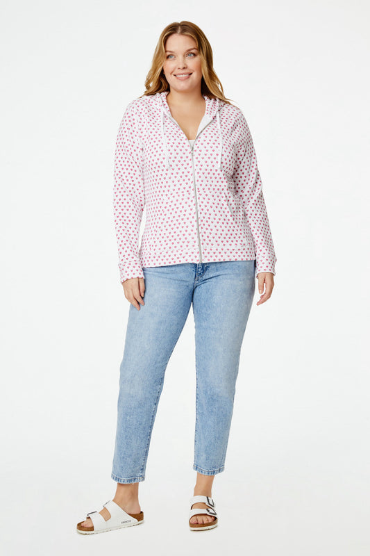 Hearts Harley Hoodie view 2