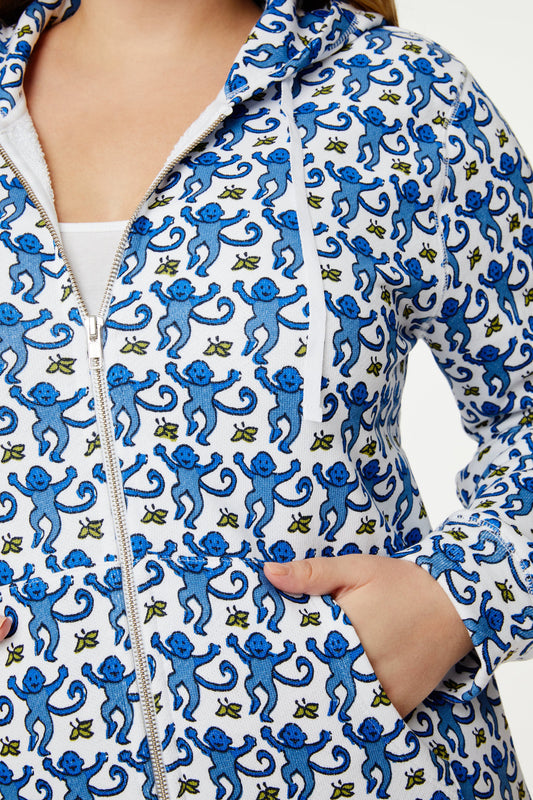 Monkey Harley Hoodie view 2