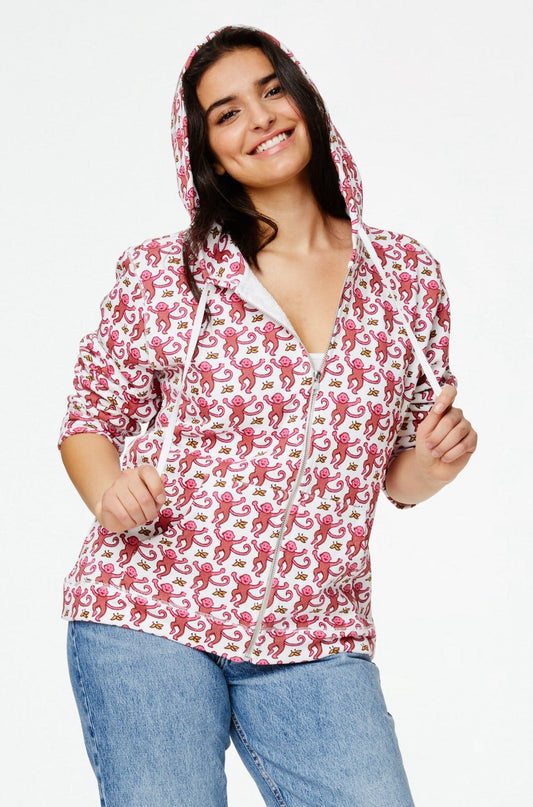 Monkey Harley Hoodie view 1