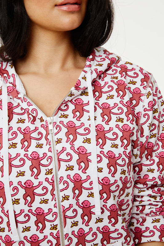 Monkey Harley Hoodie view 2