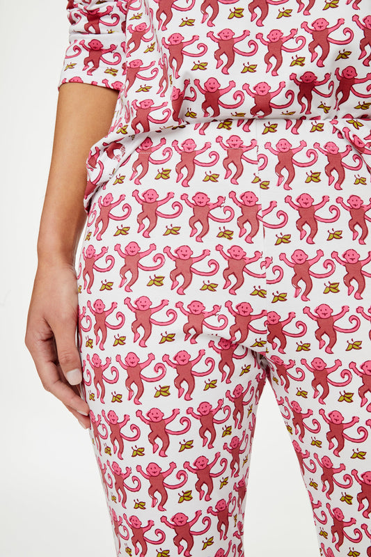 Personalized Monkey Pajamas view 2