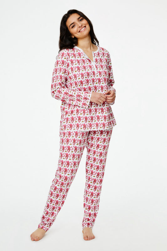 Personalized Monkey Pajamas view 1