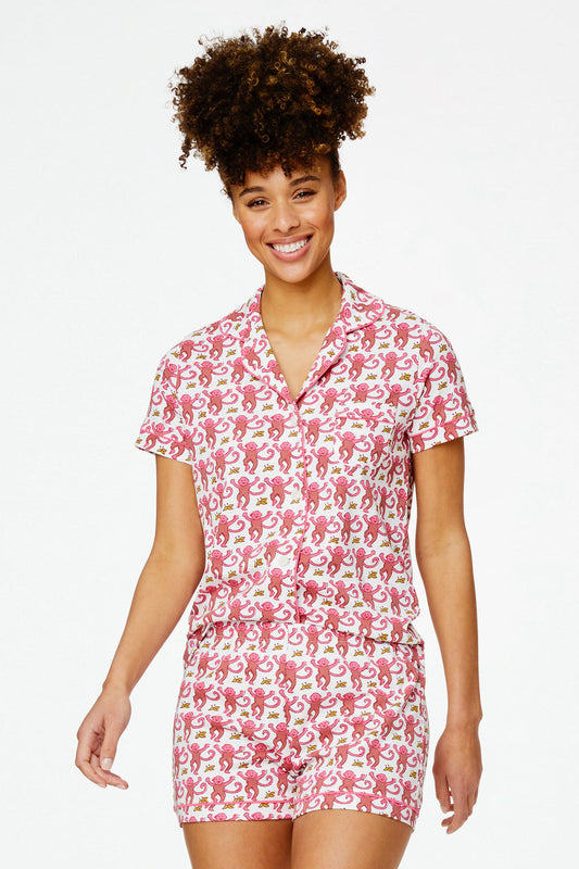 Monkey Polo Pajamas view 1