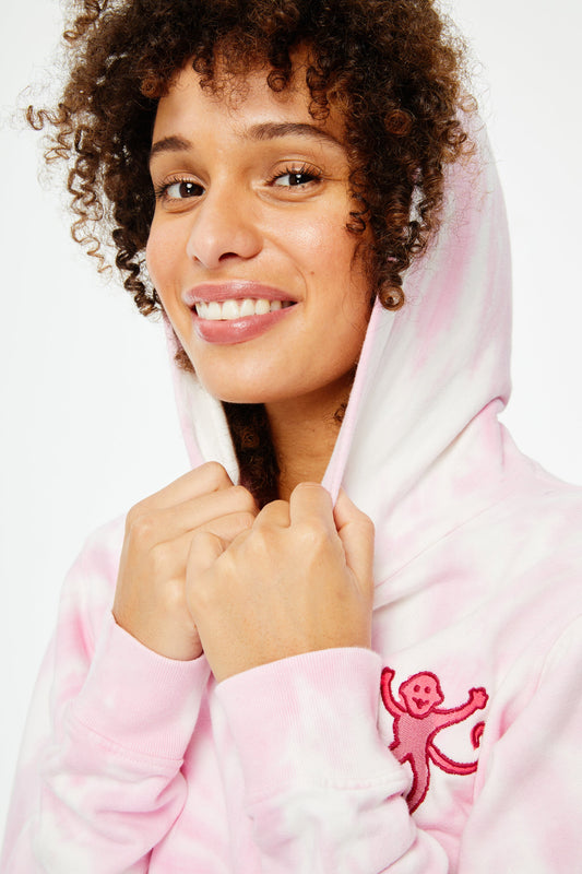 Tie Dye Monkey Hoodie view 2